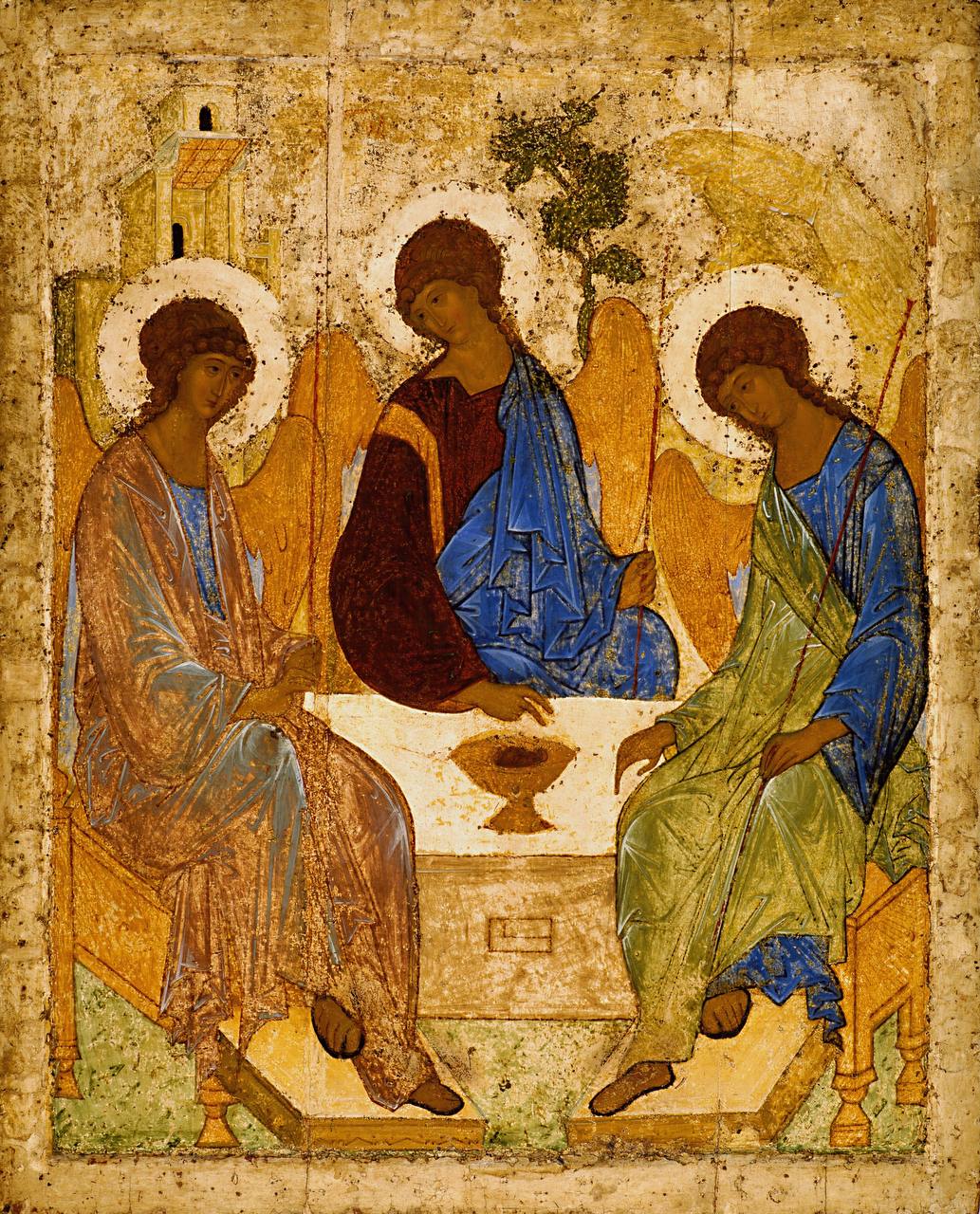  Чудотворная икона «Троица» Андрея Рублева возвращается Русской Православной Церкви