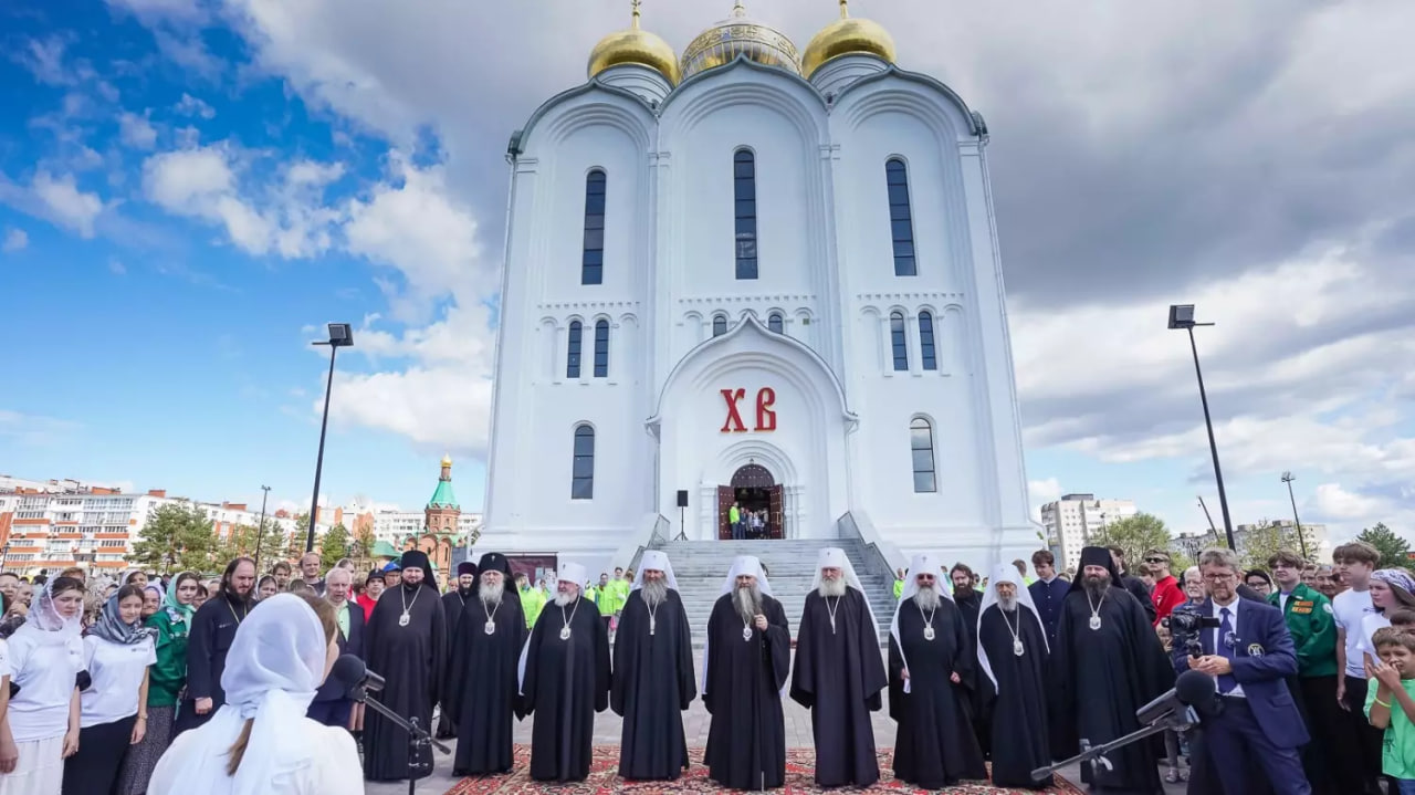 В Дзержинске Нижегородской области совершено великое освящение собора Воскресения Христова