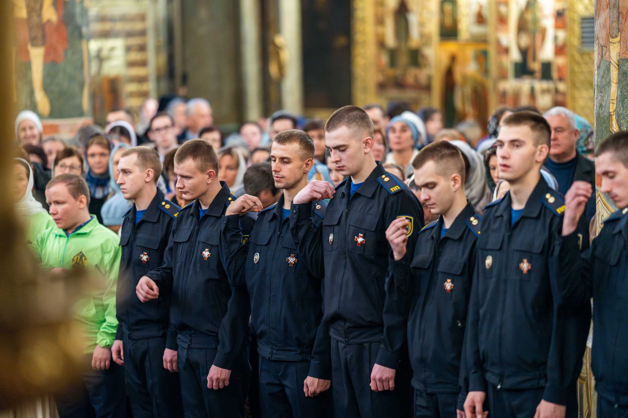 В годовщину интронизации святителя Тихона Предстоятель Русской Церкви совершил молебен в Донском ставропигиальном монастыре