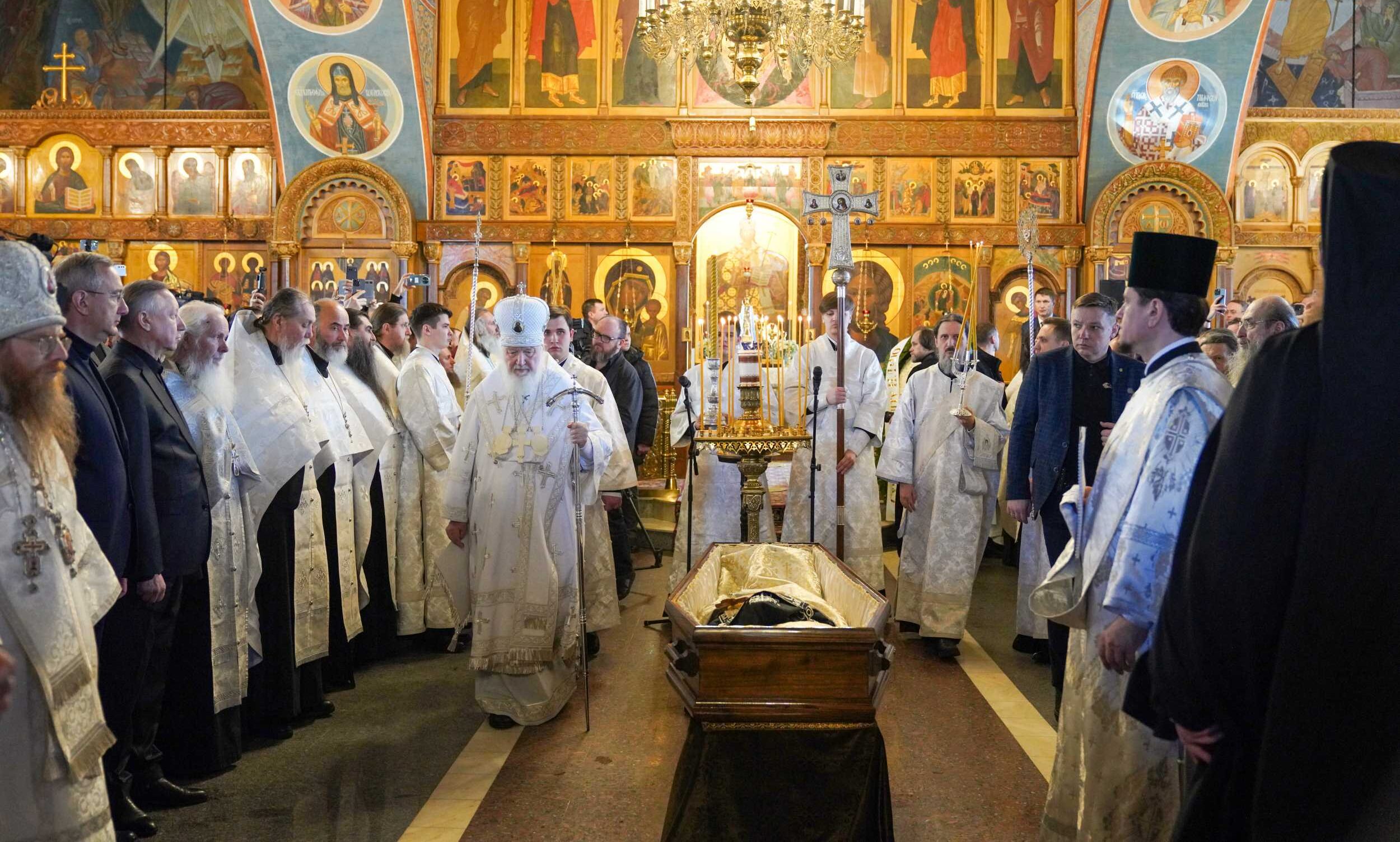 Святейший Патриарх Кирилл совершил отпевание схиархимандрита Илия (Ноздрина)