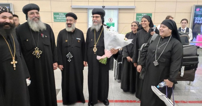 Монашеская делегация Коптской Церкви прибыла в Россию