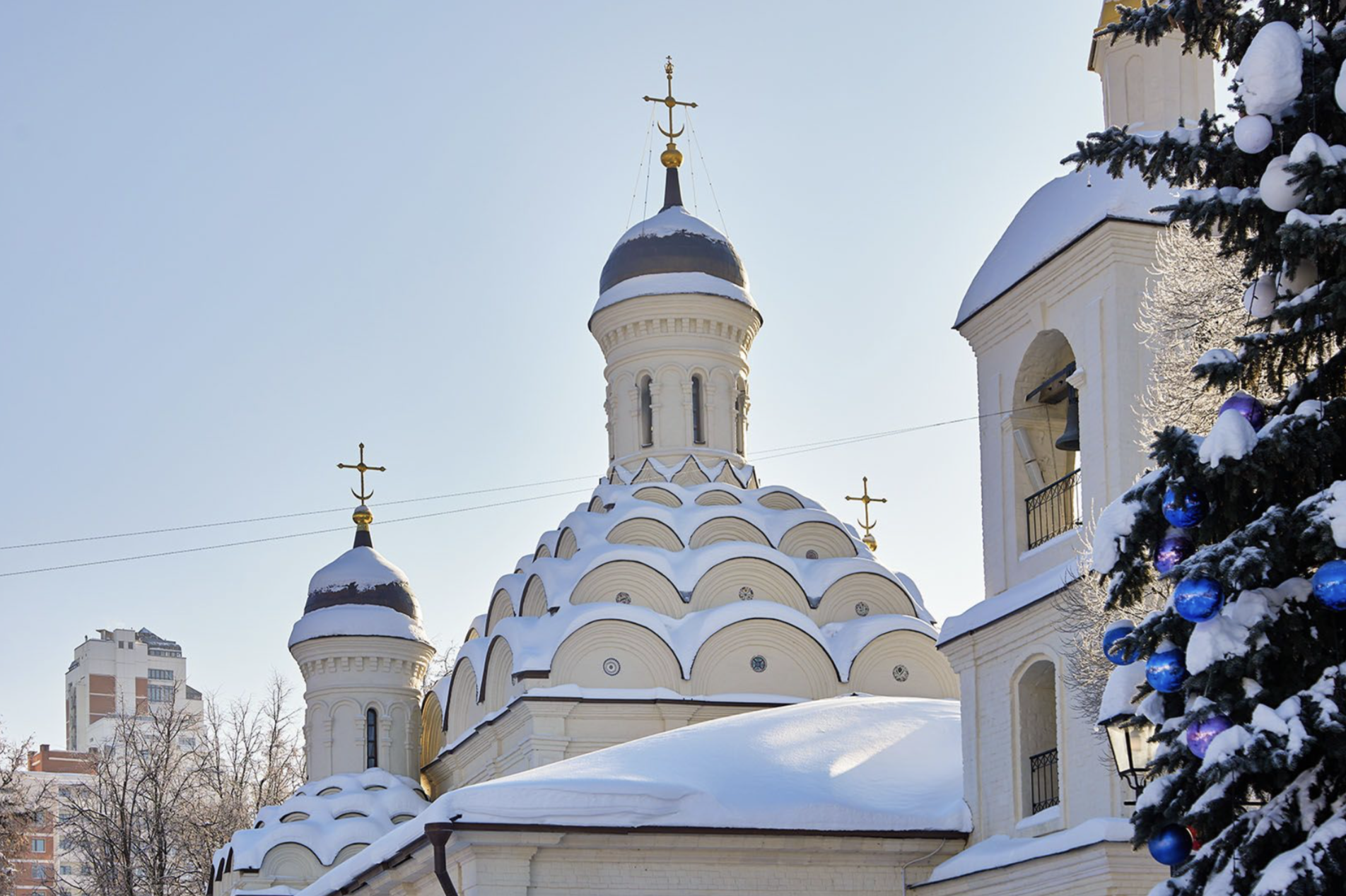 Завершилась реставрация церкви Живоначальной Троицы в Хорошеве