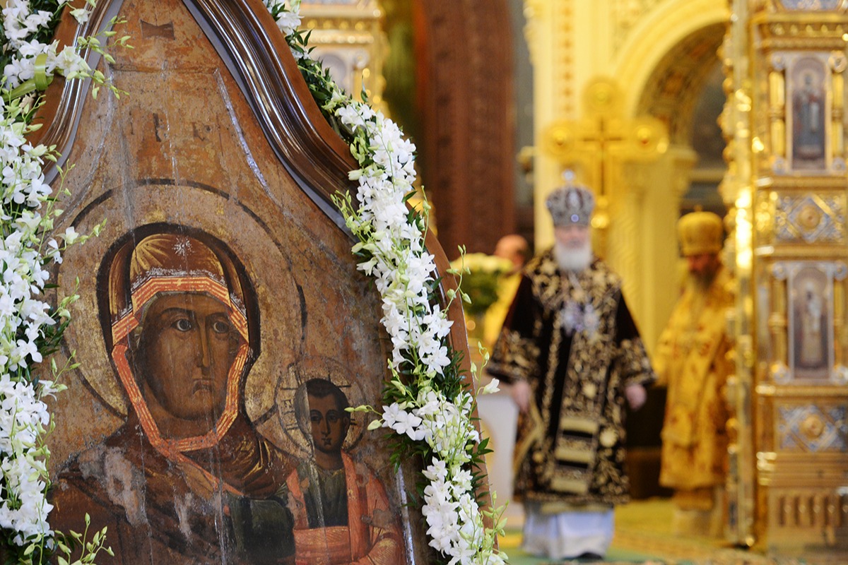 Смоленская икона Божией Матери «Одигитрия» будет пронесена во главе Общемосковского крестного хода