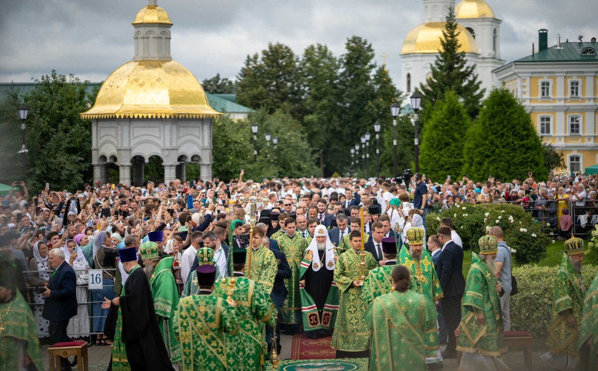 В день памяти преподобного Серафима Саровского Патриарх Кирилл совершил Литургию в Серафимо-Дивеевском монастыре