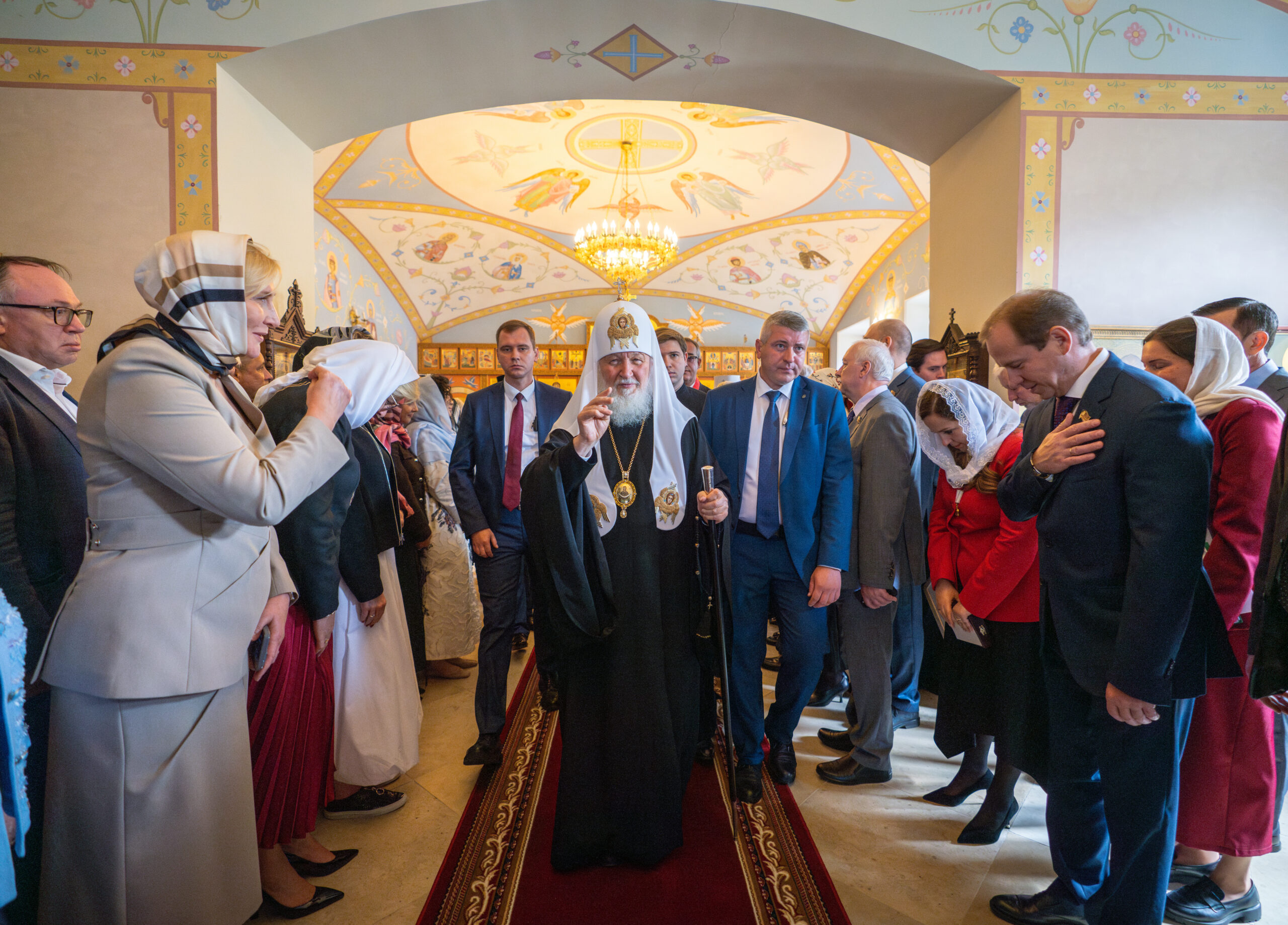 Святейший Патриарх Кирилл возглавил торжества по случаю 150-летия основания храма благоверного князя Александра Невского на территории Мосгордумы