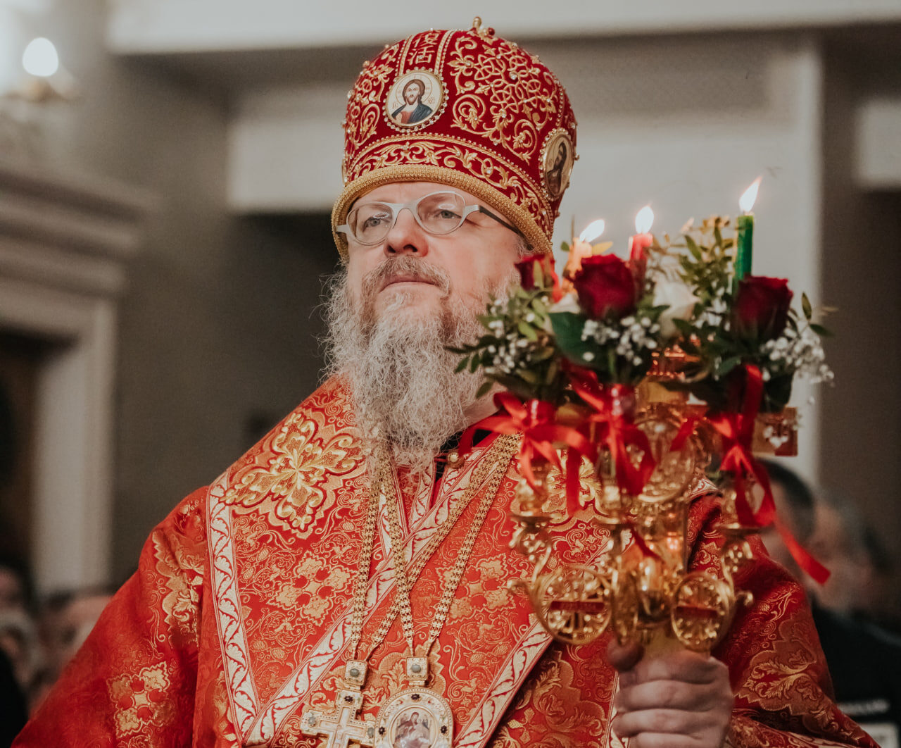 Патриарх Кирилл поздравил архиепископа Владикавказского и Аланского Герасима с 55-летием со дня рождения